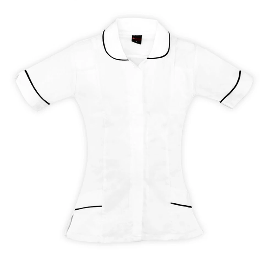 Woman's slimfit healthcare tunic white