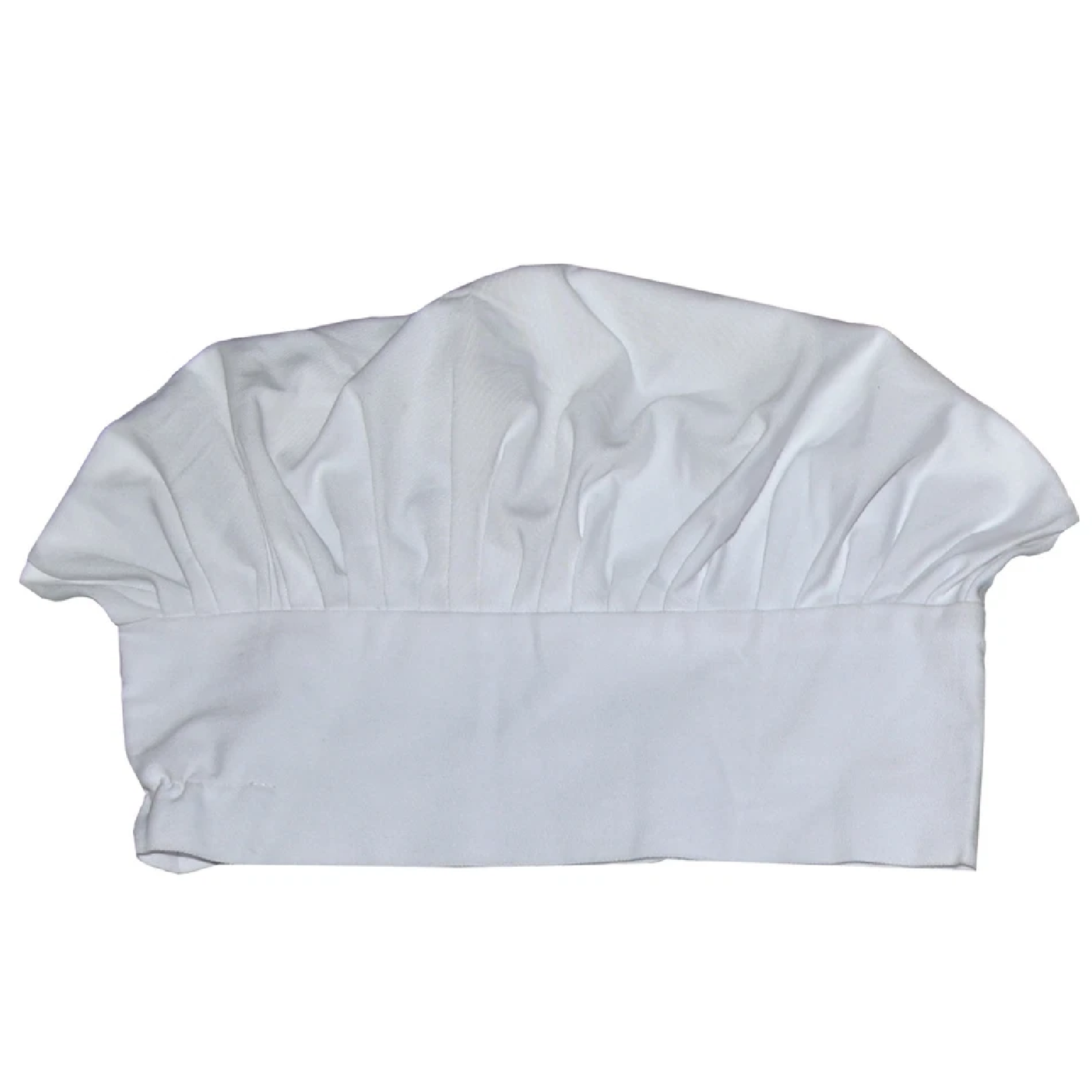 White chef's hat on a white background