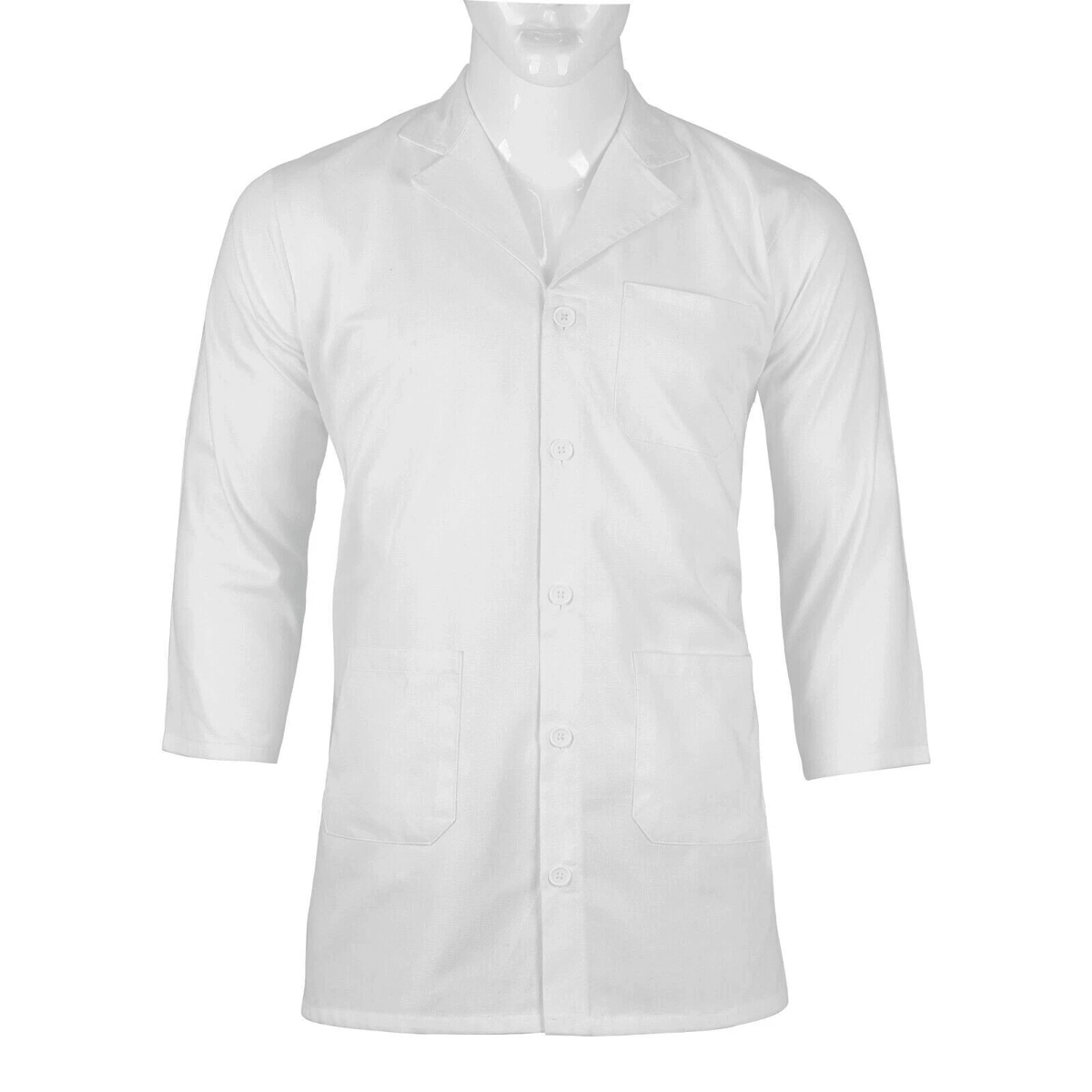 White food preparation coat butcher coat bakery food trade workwear