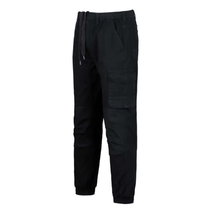 Black cargo work joggers for warehouse and logistics work
