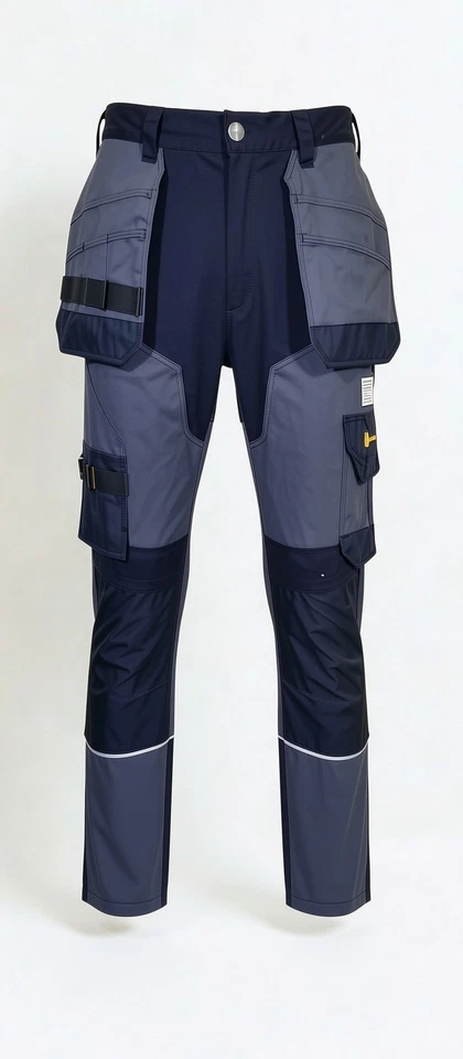 Black work trouser front view