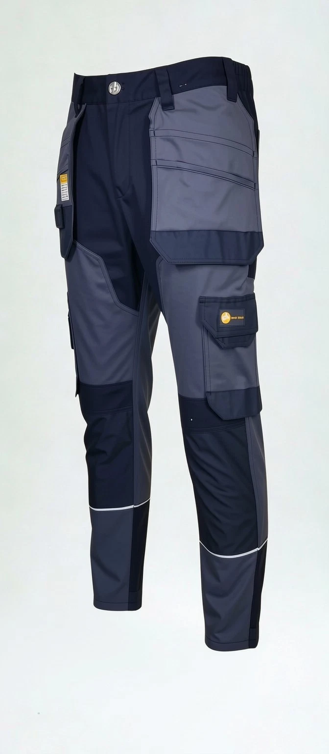 black holster trouser side view