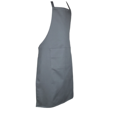 Gray apron on a white background