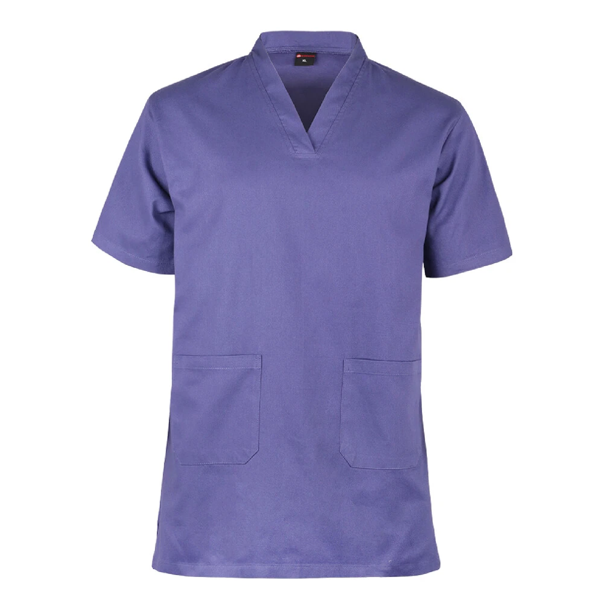 100% cotton medical scrub top tunic unisex short sleeve healthcare uniform